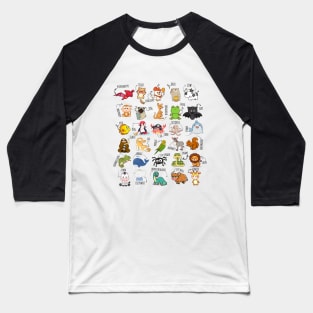 Cute animal t-shirt Baseball T-Shirt